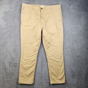 Devil-Dog Dungarees Chino Pants Mens 38x30 Tan Mid Rise Stretch Casual Khaki